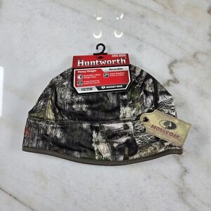 Huntworth Victor Heavy Weight Reversible Camo & Orange Hunting Cap Beanie OSFM
